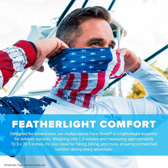S A Company 5-Pack UV Face Shield | UV 30+ Multipurpose Neck Gaiter Balaclava for Adults | Multiple Color Packs