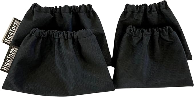 Step Ladder Safety Floor Protectors - Reusable Ladder Foot Covers - Lab Tested - Made in The USA – Color: Black - Set of 4, HT4BK