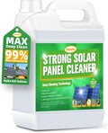 Solar Panel Cleaner 1 Gallon (Makes 600 Gallons) – Ultra Concentrated Cleaner & Max Deep Clean Formula, Multi-Surface & Safe for Solar Panels, Glass, Stainless Steel & More, Streak-Free