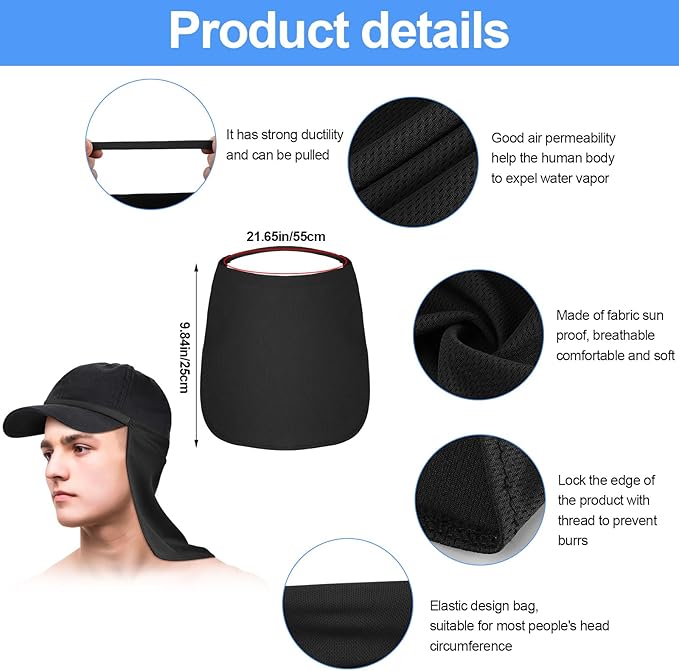 Tatuo Neck Drape UV Sun Protection Gaiter Adjustable Unisex Multifunctional 2 in 1 Face Covering for Outdoor Sports Fishing
