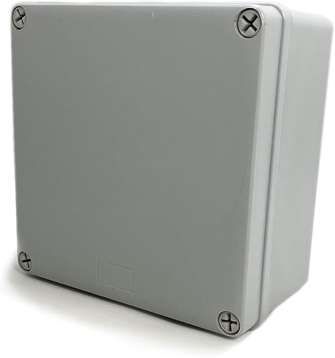 Co. 4" x 4" x 2.4" Weather & Dust Proof PS Plastic Junction Conduit Box Electronics Enclosure 1 Pack