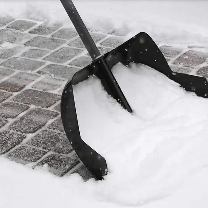 Snow Shovel for Decks & Driveways – Deck Saver™ Crack Jumper 24" Snow Shovel, Won’t Damage Decks