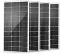 HQST Solar Panel 4pcs 100 Watt 12V Monocrystalline Solar Panel with Solar Connectors, High Efficiency Module PV Power for Battery Charging Boat, Caravan, RV and Any Other Off Grid Applications