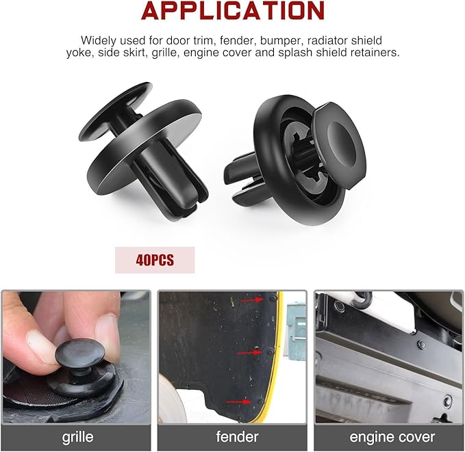 Nilight 158PCS Fender Liner Retainer Cowl Panel Vent Cap 5 Most Popular Sizes& Applications for Subaru 90913-0067 90914-0051 90914-0007 90914-0063 91486-KJ010 4-Way Valve Tools Tire Caps Cores