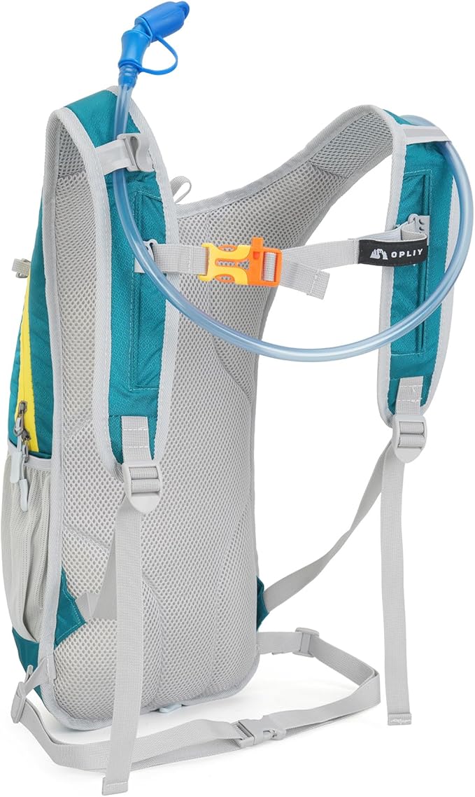 Hydration Backpack with 2L Bladder – Durable Lightweight Water Pack for Running, Hiking, Biking – Fits Men, Women, Youth