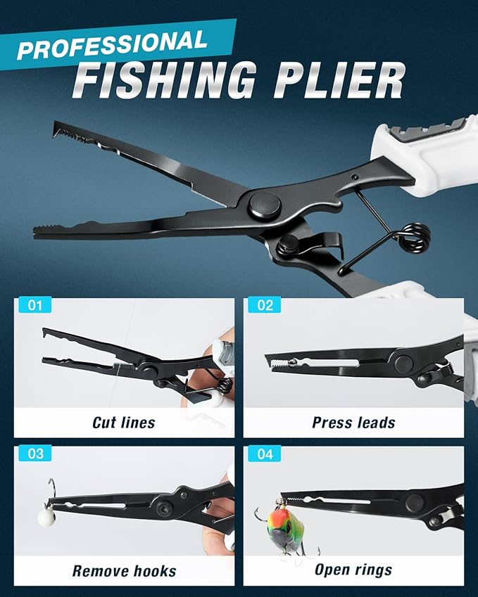 Ghosthorn Fishing Rod and Reel Combo Carbon Fiber Telescopic Fishing Pole Carrier Bag Portable Kit Saltwater Freshwater