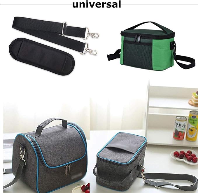 JAKAGO 61" Replacement Shoulder Strap, Padded Long Duffel Bag Strap Universal Adjustable Shoulder Belt with Non-Slip Pad