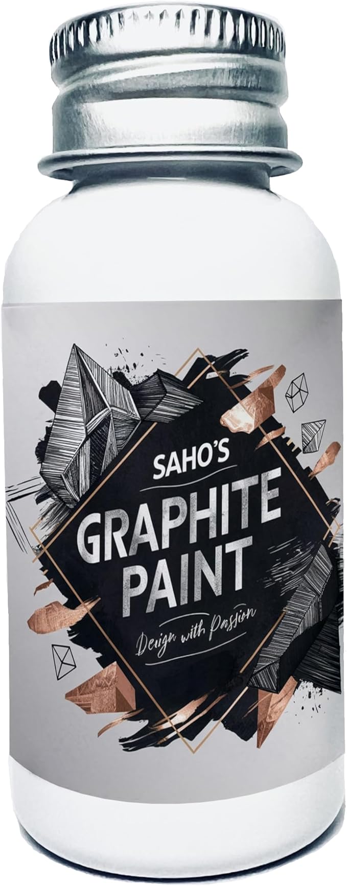 Saho's Graphite Conductive Paint for Electroforming and Electroplating, Graphite Paint 1oz/30ml