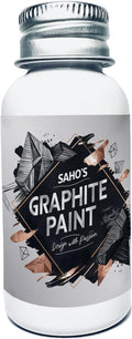 Saho's Graphite Conductive Paint for Electroforming and Electroplating, Graphite Paint 1oz/30ml
