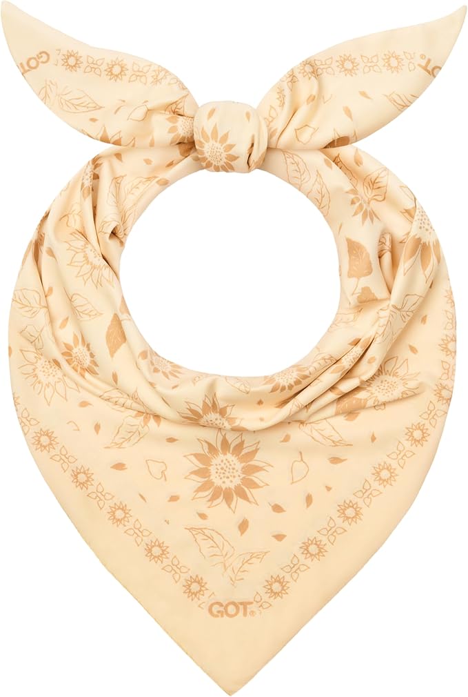 GOT Sports UPF 50+ Cooling Bandana for Men & Women - Thermoregulation, Moisture-Wicking, Sun Protection Bandana Neck Wraps