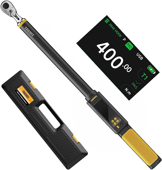 2025 New Digital Torque Wrench with Large Color Screen, Rechargeable Battery - for Automotive Repair, Bicycle Maintenance, Industrial Assembly