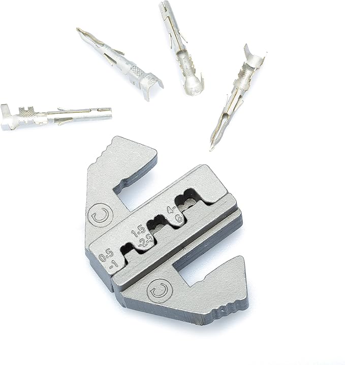 Wirefy Open Barrel Terminal Die 20-10 AWG | Replacement Die for Wirefy Crimping Tool | Compatible with OEM, Molex, Delphi, AMP, Deutsch Terminals