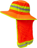 Packable and Adjustable Reflective Neon Boonie Sun Hat