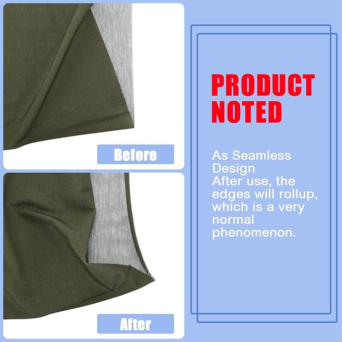 Bonuci 100 Pcs Neck Gaiter Bulk Seamless Neck Gaiter Face Coverings Breathable Elastic Headwear Bandana for Women Men