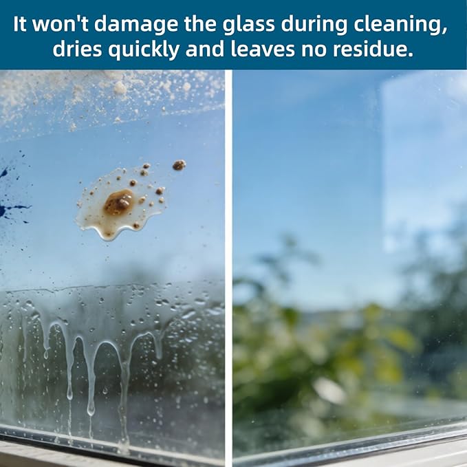 1L Window Cleaner, Cleaning Solution Compatible with ECOVACS Winbot W2 PRO Omni/W2 Omni/W2 PRO/W1 PRO/WINBOT MINI,Glass Cleaner Liquid,Window Cleaning Robot.(2 Bottles)