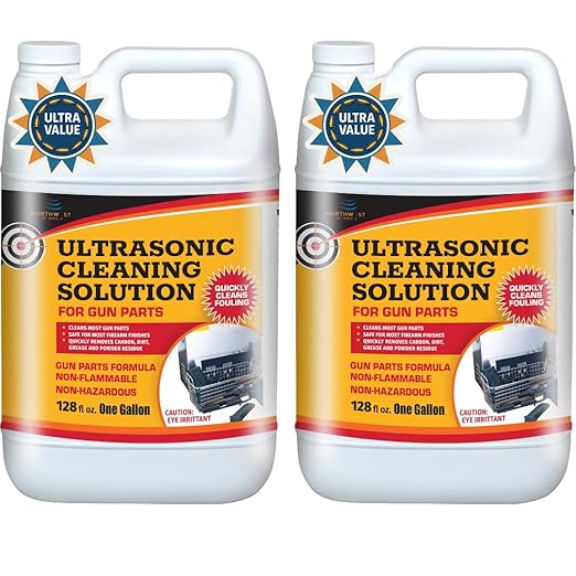 UltraSonic Gun Cleaner Solution for Gun Parts Cleaning, Concentrate (2 Gallons)