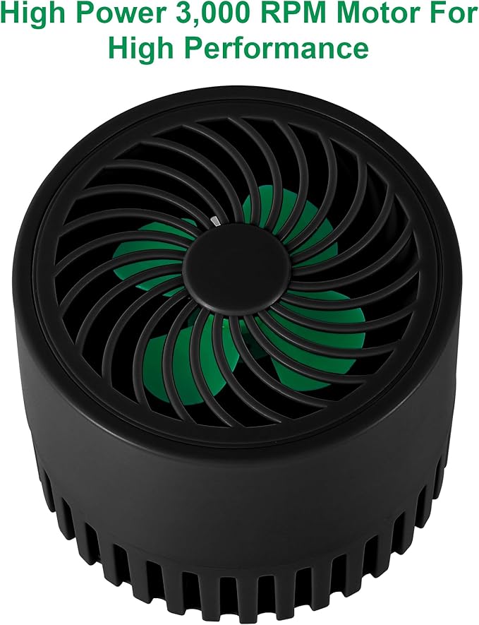 RV Refrigerator Fan, Low Noise, 3000 RPM Motor for Efficient Circulation of Internal RV Fridge Cold Air, Longer Food Preservation Time,Easy On/Off Switch (Excluding Batteries)