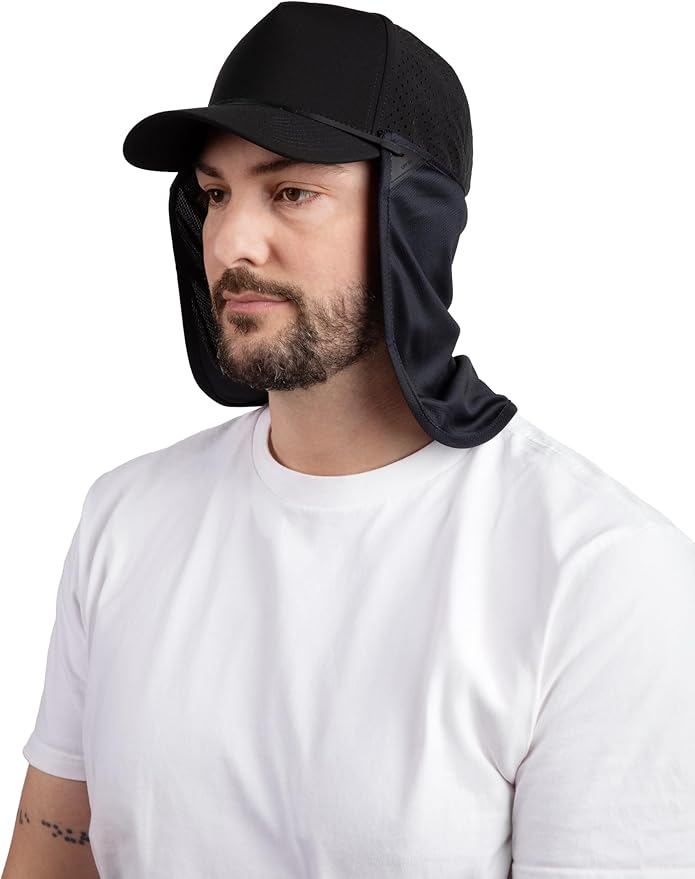 CoolNES - UV Sun Protection Neck Drape Adjustable Multifunctional 2 in 1 Face Covering for Outdoor Fishing - Unisex