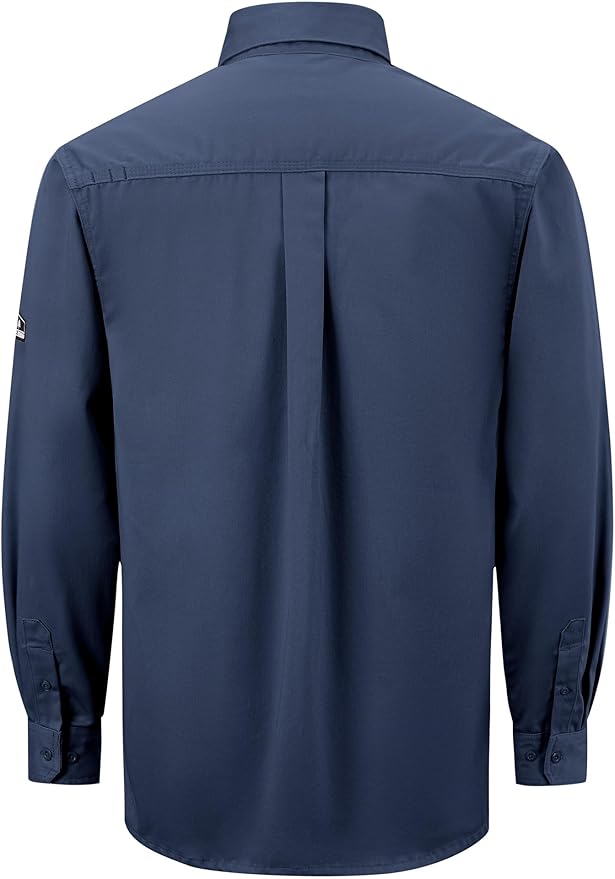 100% Cotton Mens Fr Shirts 7.5oz Flame Resistant Shirts NFPA2112 Men's Fire Retardant Welding Shirts