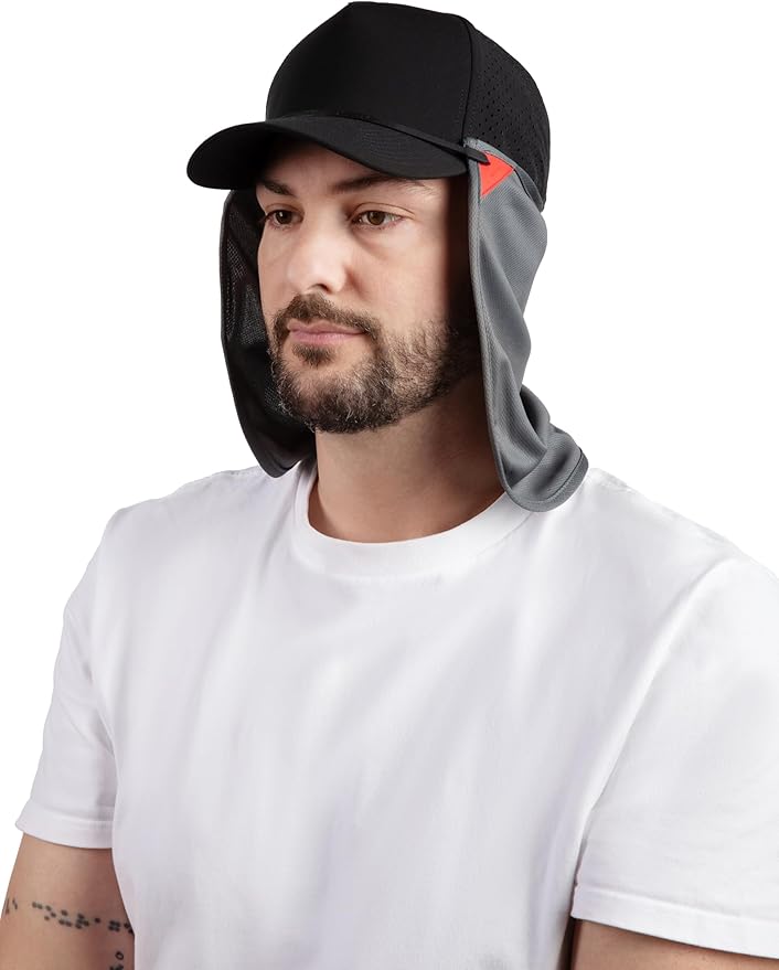 CoolNES - UV Sun Protection Neck Drape Adjustable Multifunctional 2 in 1 Face Covering for Outdoor Fishing - Unisex