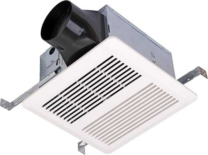 SNP100 | 100 CFM | 0.8 Sone | Energy Star Certified | No Attic Access Required | Bathroom Ventilation Exhaust Extractor Fan