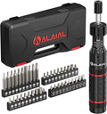 Torque Screwdriver Set 10-70 in-lb, Adjustable 1/4" Hex Inch-Pound Torque Driver with S2 Steel Bits & Case – Precision Tool for Bike Repair, Scope Mounting & Optics