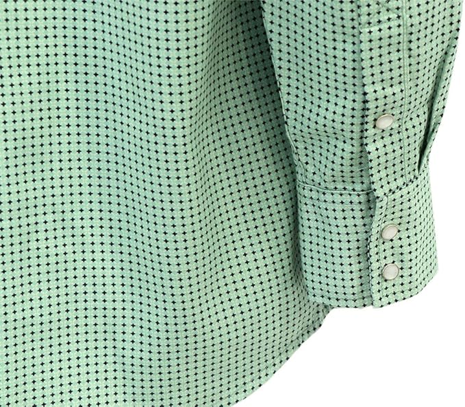 BOCOMAL FR Shirts for Men Printed Plaid Flame Resistant Clothing 6.5oz Cotton Button Up Welding Shirts NFPA2112 CAT2