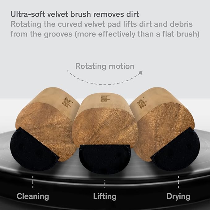 Boundless Audio Vinyl Record Cleaning Kit - 5-in-1 Vinyl Cleaner Kit Includes Record Brush, Stylus Cleaner, Cleaning Solution, Nylon Brush & Metal Case