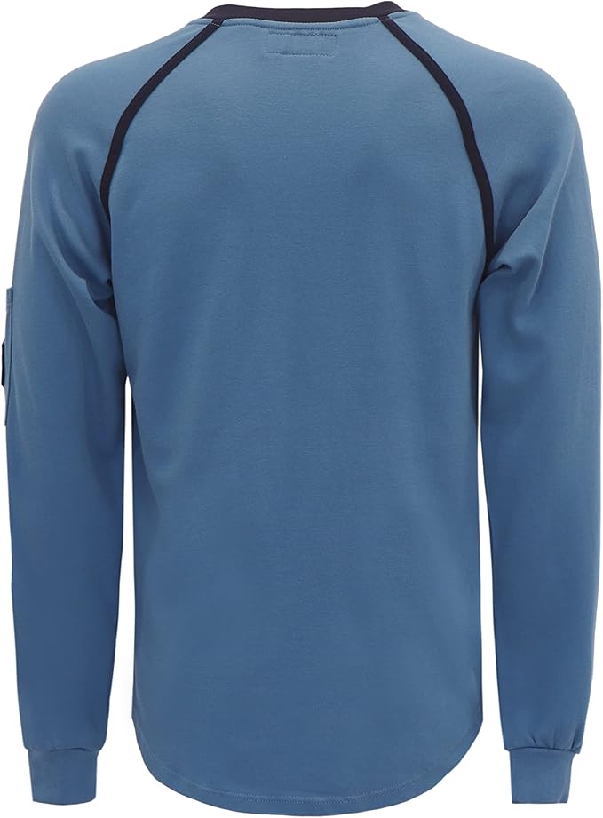 BOCOMAL FR Shirts 5.5oz Light Weight Henley and Short Sleeve Flame Resistant/Fire Retardant Clothing Shirt