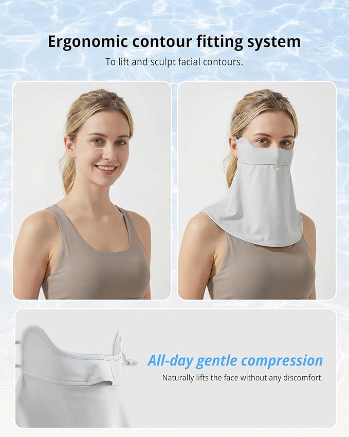 Stelle UV Sun Protection Unisex Face Cover Breathable Cooling Neck Gaiter Scarf UPF 50+ for Summer Outdoor Activities