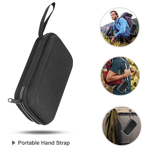 BTMETER Digital Anemometer Hard Travel Case,Safety Zipper Bag for 866 Series Handheld Wind Speed Meter Gauge