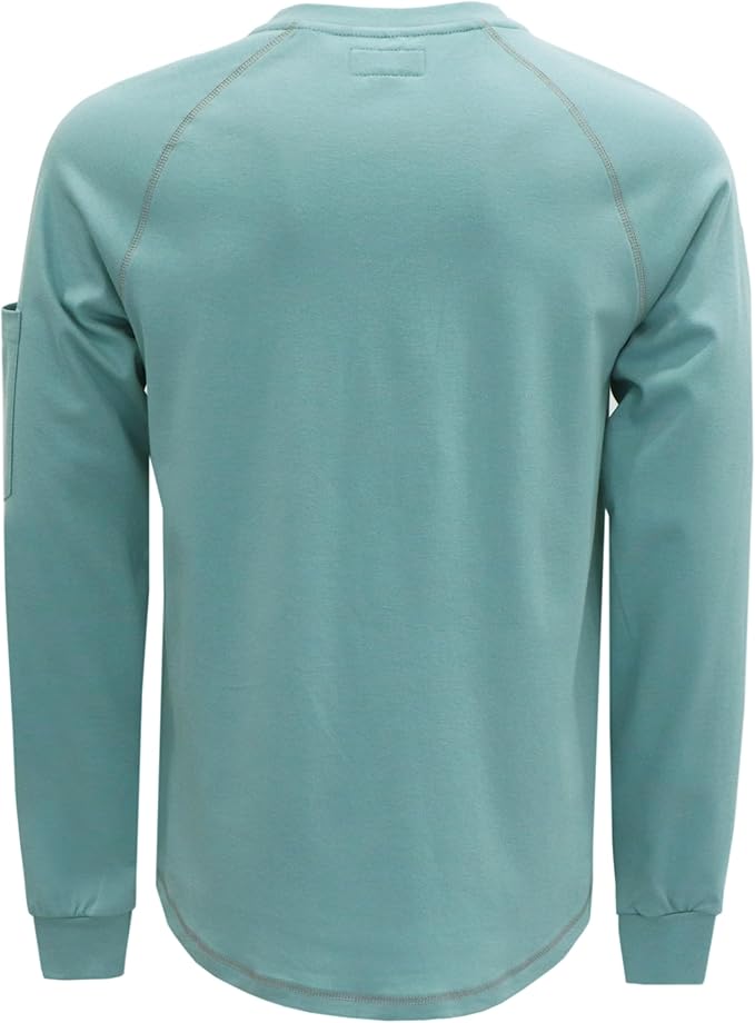 VATRENUS FR Shirts Henley 5.5oz 100% Cotton Flame Resistant Long Sleeve T-Shirts