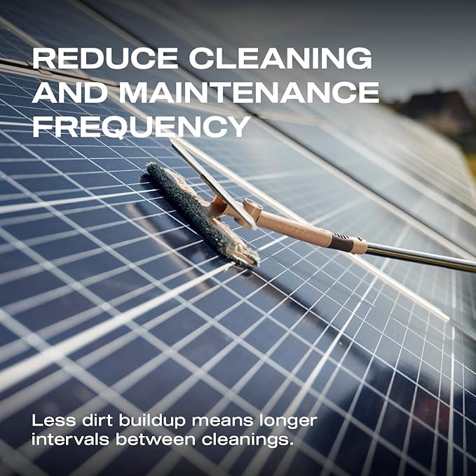 Nasiol SolarCoat GC Advanced Nano Coating for Tempered Glass Solar Panels, Increases Efficiency, Provides Dirt Repellency and Self Clean PV Coating- 5.07FlOz