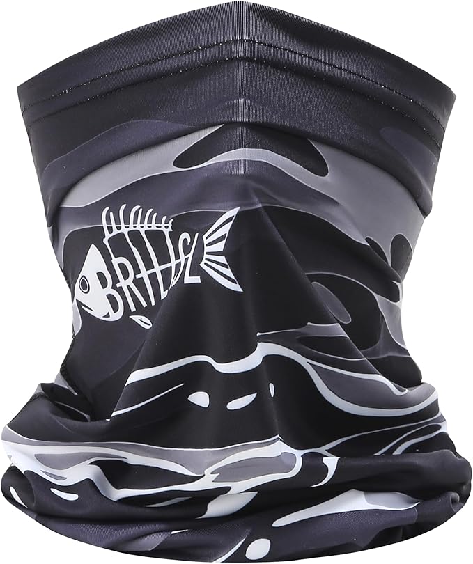 UPF 50 Sun Protection Neck Gaiter - 13-in-1 Multifunctional Face Cover for Hiking, Fishing, Cycling