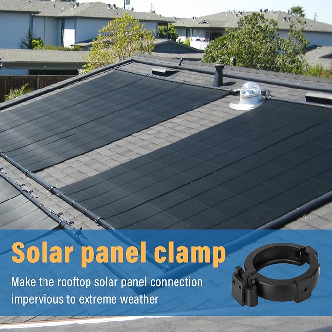 HC-113 Panel Clamp Assembly for Heliocol Swimming Pool Solar Panels-4 Pack