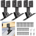 Pergola Roof Rise Bracket-Kit - Upgrade Adjustable Angle Mount Pergola Beam Brackets Support for 4x4/4x6 Lumber 3Pcs