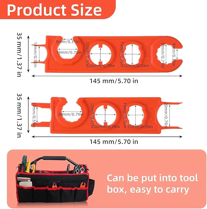 Solar Connector Wrench Disconnect Tool Cable Wire Assembly Tool for Solar Panel Cable PV System Wire,Solar Spanner Wrench Disconnect Tool 6Pcs