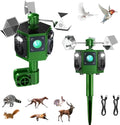 2026 New Solar Ultrasonic Bird Repeller Outdoor,2 Pack 360° Reflective Bird Deterrents for Outside Pigeon Woodpecker Deterrent for House,Birds Scare Devices Animal Repellent Outdoor for Garden Farm