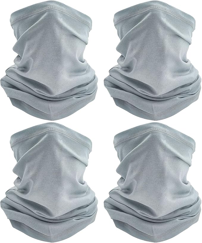 TICONN Neck Gaiter Face Cover Scarf, Neck Warmer Breathable Sun & Wind-proof for Skiing Fishing Hiking Cycling