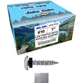 10 x 1 NO Paint - Low Profile Star Head Roofing Screws - HI-LO Thread - Metal to Wood - T25 Torx Drive Head - EPDM Washer. 10 X 250 Bags - 2,500 Screws