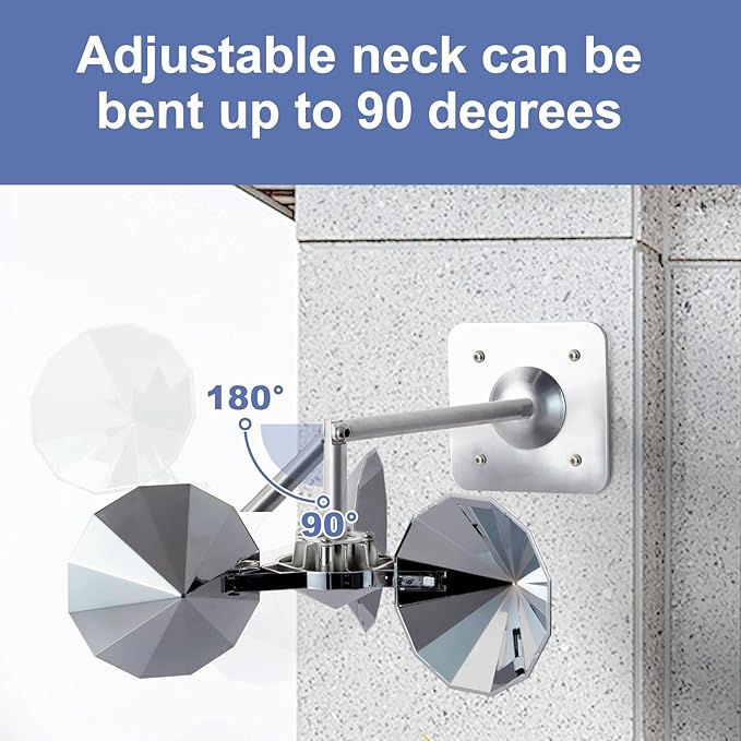 OFFO Bird Scare Reflective Device, Bird Reflector Keep Pigeon Woodpeckers and Sparrows Away for Outdoor Use Boats Roofs Gardens