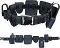 Duty Belt w/Utility Belts Law Enforcement Police Molded Pouches Kit ，Nylon Tactical Officer Security Guard Belt 4 pack Belts Keeper