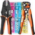 Crimping Tool For Heat Shrink Connectors, 310PCS AWG 22-10 Waterproof Automotive Marine Grade Heat Shrink Wire Connectors and Wire Stripper