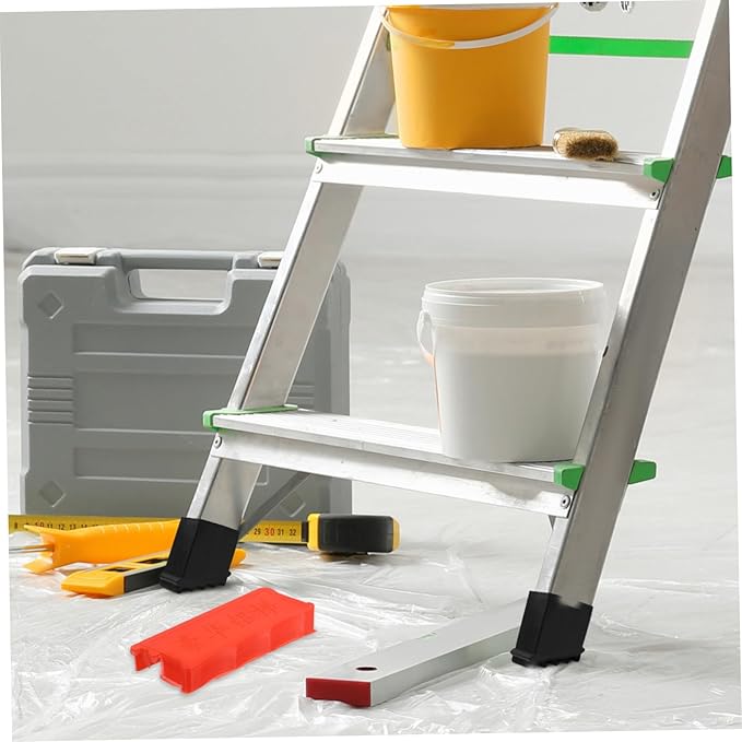 Vaguelly Ladder Safety Accessories Nonslip Feet Pads for Extension Ladders Secure Topper Caps for Stability for Home Construction and Commercial Use