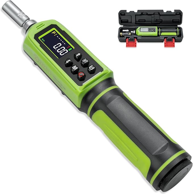 Digital Torque Screwdriver,1.3-89In.Lb/0.15-10N.m,1/4 Inch Drive Inch Pound Electronic Torque Wrench Screwdriver Set with ±2% Accuracy,Vibration Buzzer Indicator for Gunsmithing,Scope Mounting
