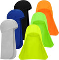 Sintege 6 Pieces Hard Hat Sun Shade Cooling Skull Cap Sun Neck Protector Quick Dry Neck Shade for Women Men