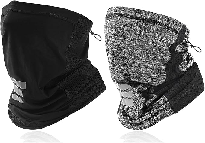 UV Protection Neck Gaiter, Adjustable Cooling Neck Gaiter for Men and Women