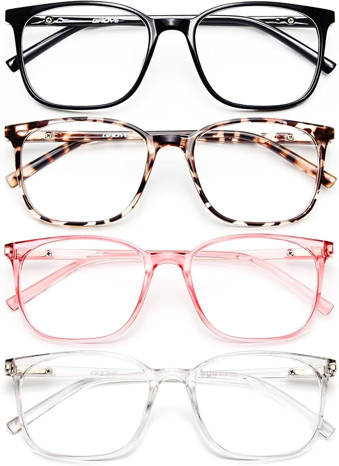 Gaoye Ultralight Blue Light Glasses for Women - Computer Protection Glasses for All Day Comfort - Anti UV Glare & Eyestrain