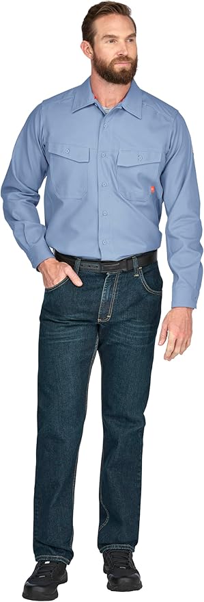 Bulwark FR Men's Flame Resistant Men's Iq Series Endurance Work Shirt