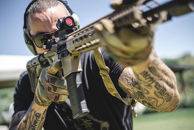 Mechanix Wear: The Original MultiCam Tactical Work Gloves with Secure Fit, Flexible Grip for Multi-purpose Use, Durable Touchscreen Safety Gloves for Men (X-Large, MultiCam)
